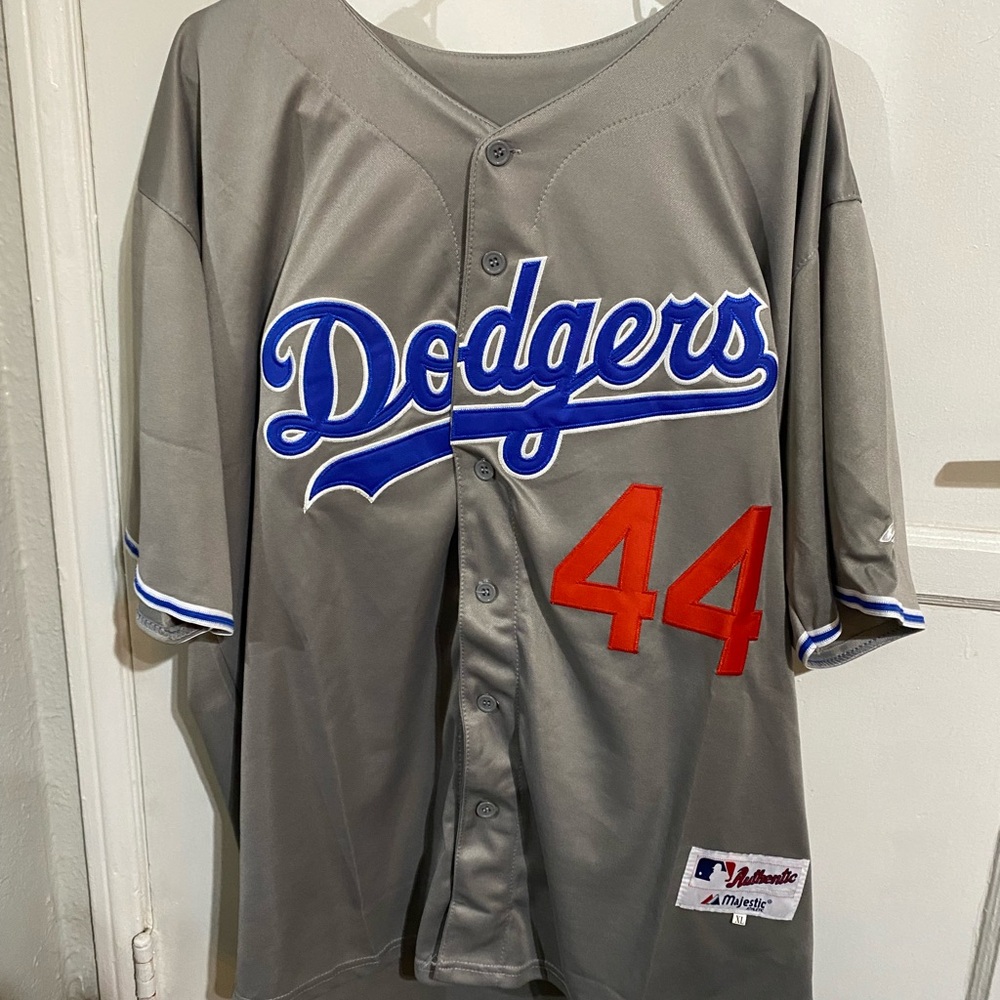 VTG Strawberry Dodgers jersey